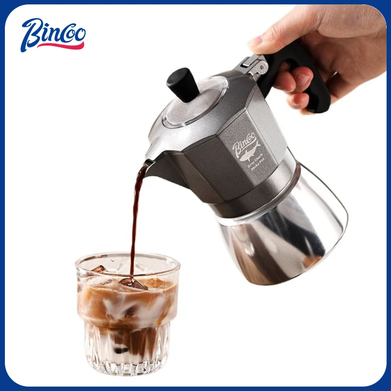 Moka Pot Stove - Bincoo 2 Cangkir Double Valve Moka