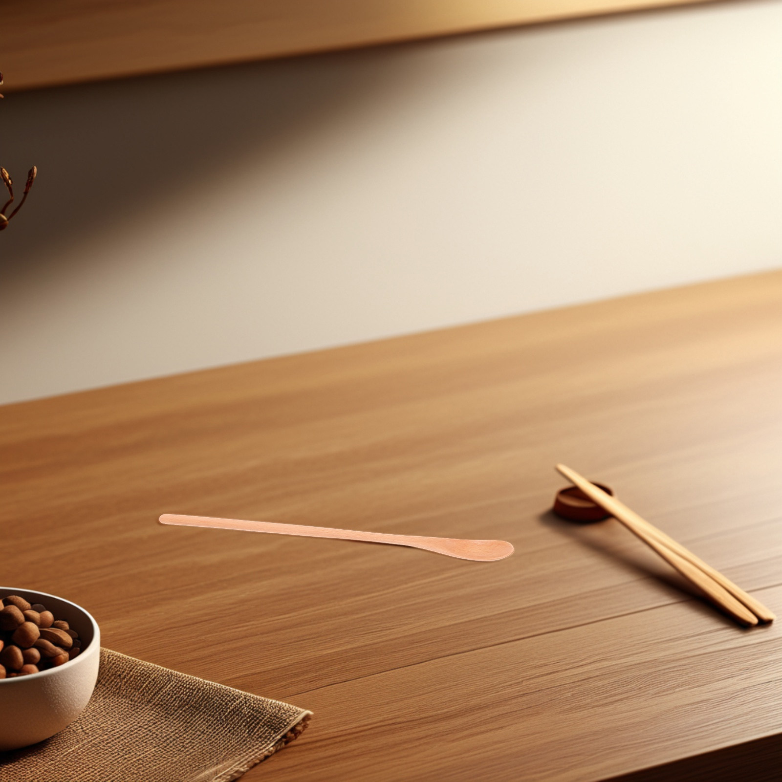 Tea Coffee Utensils - 2 Buah Sendok Madu Kayu Gagang