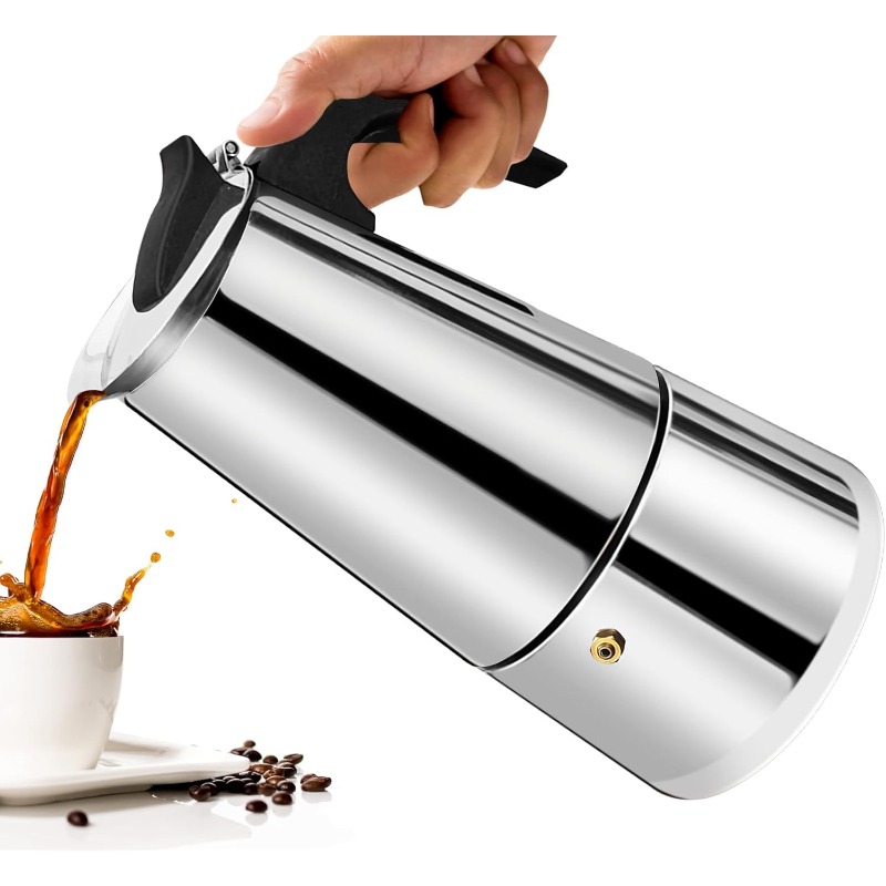 Moka Pot Stove - 6 Cangkir Mocha Pot Pembuat Kopi