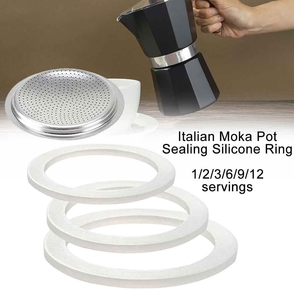 Moka Pot Stove - 1 set Segel Gasket Karet Silikon
