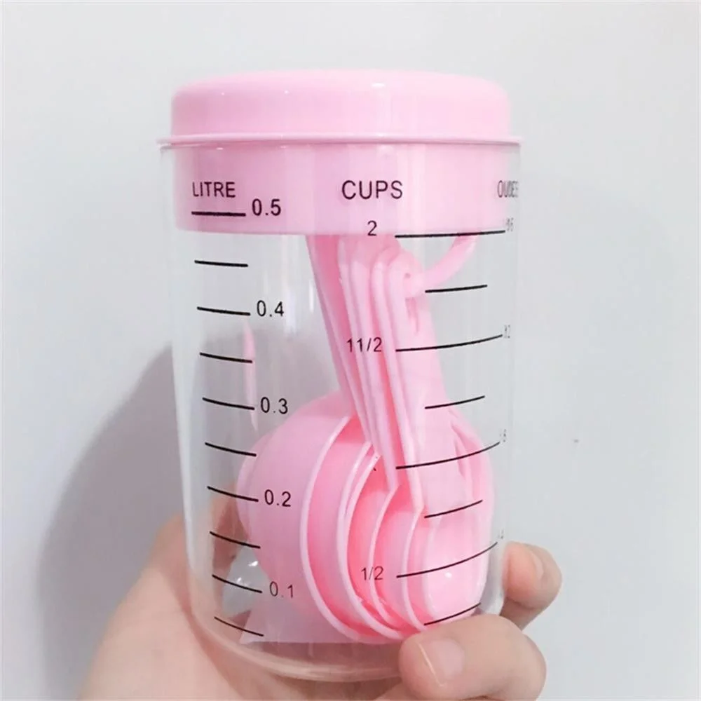 Tea Coffee Utensils - 7 Buah/Set Gelas Ukur Plastik dan