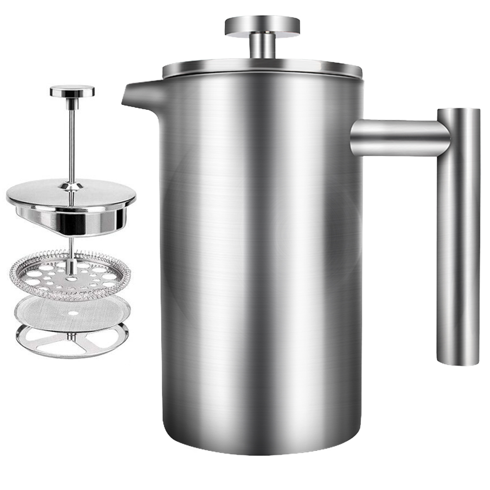 Coffee Tea Press - Pembuat kopi tekan Perancis kapasitas besar,