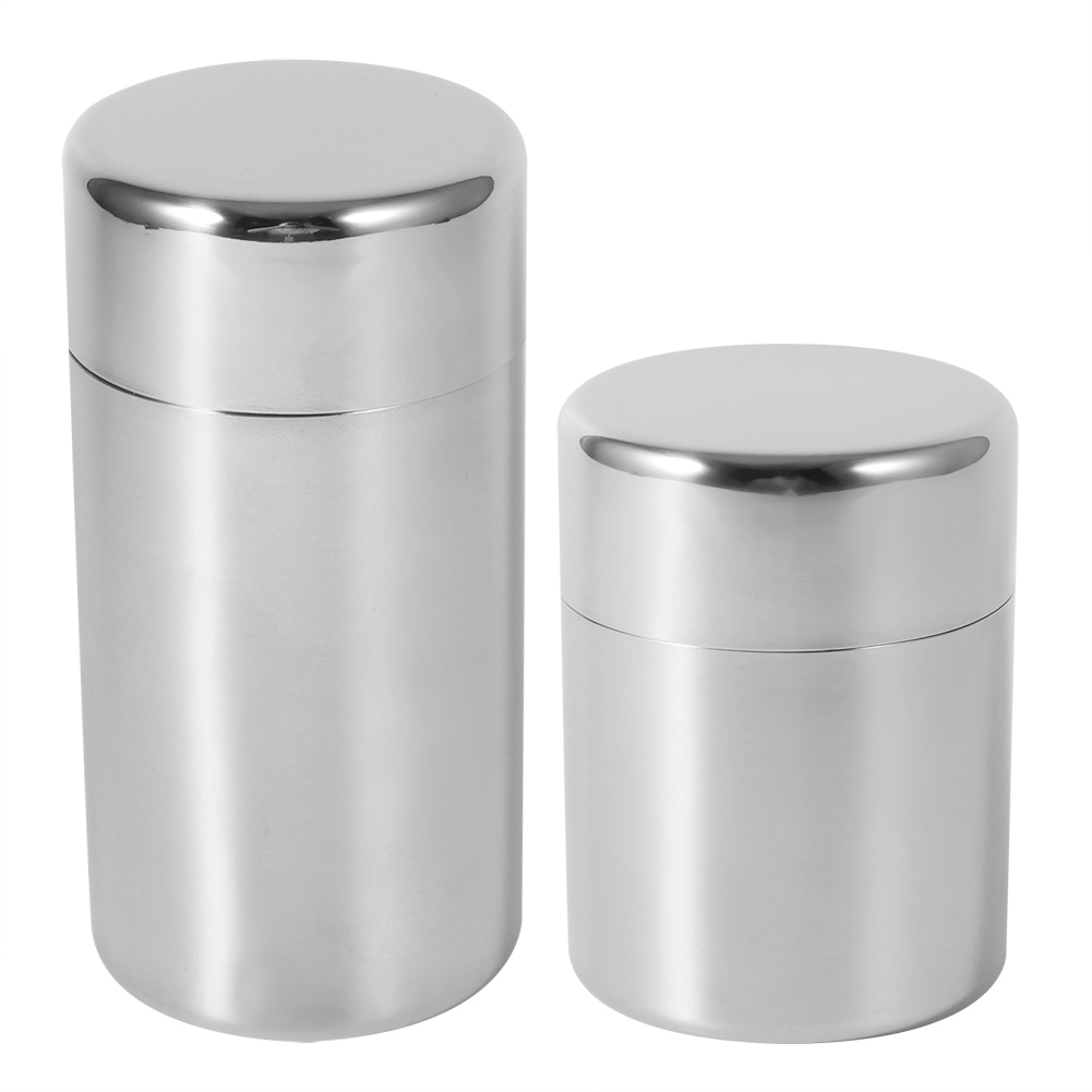 Coffee Tea Sugar Canister Set - Kaleng daun teh Stainless Steel, kaleng
