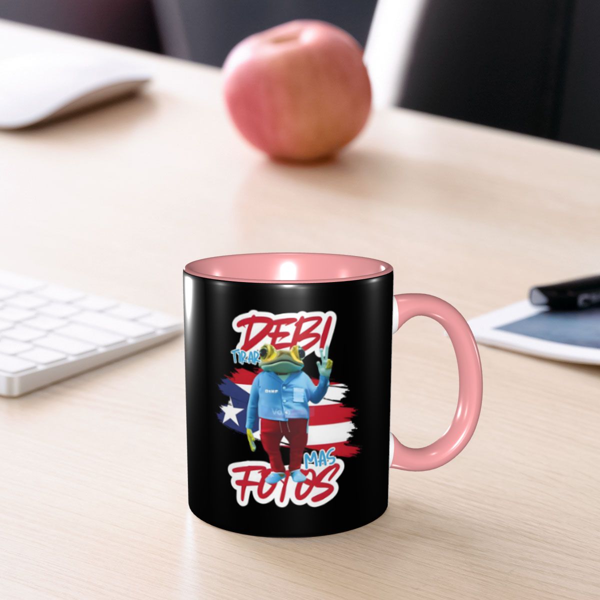 Coffee Tea Cup Foto - Mug Bad Bunny DTMF Debi Tirar