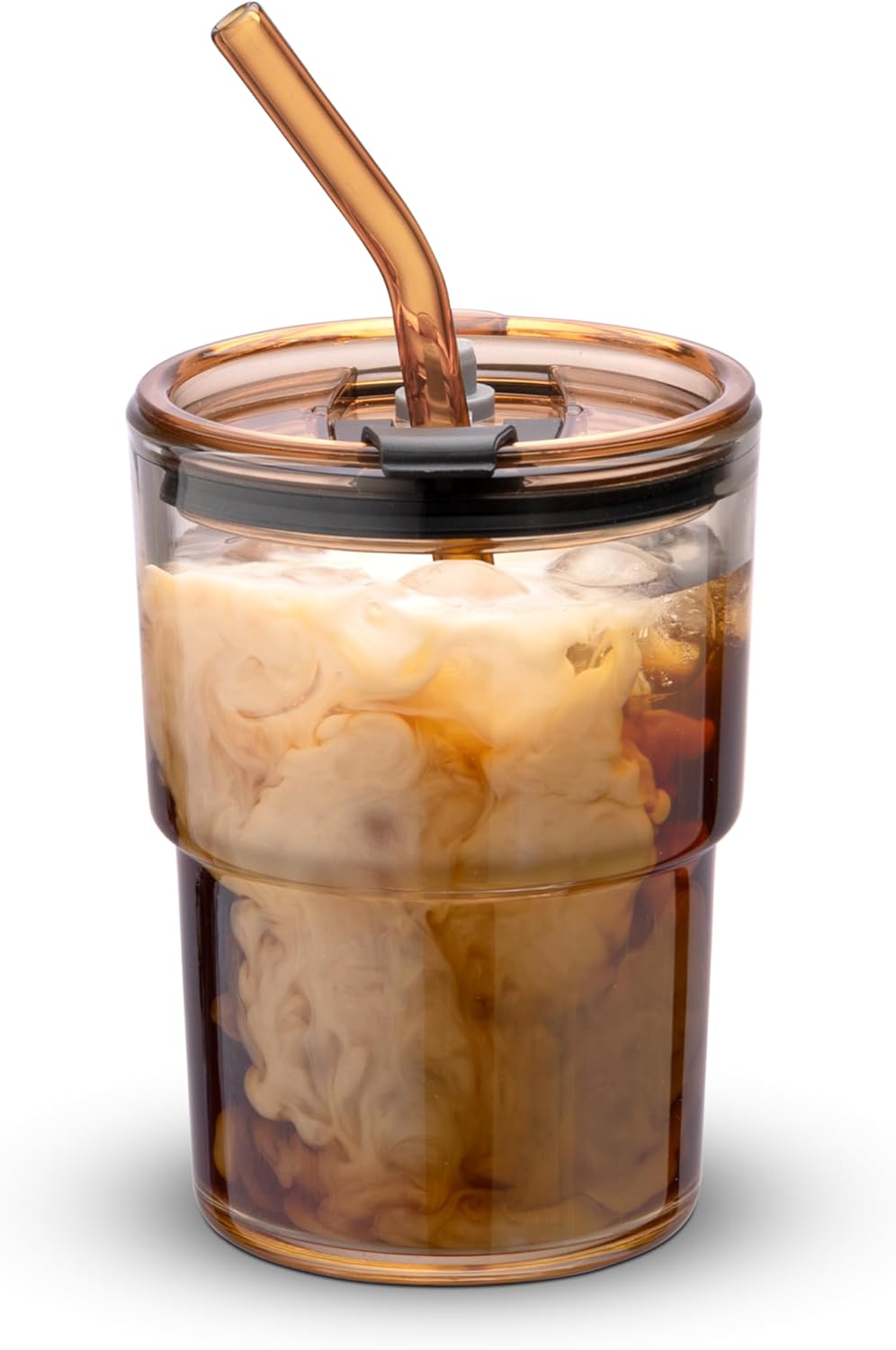 Coffee Tea Tumbler - Gelas Tumbler 13oz/400ml, Cangkir dengan Sedotan