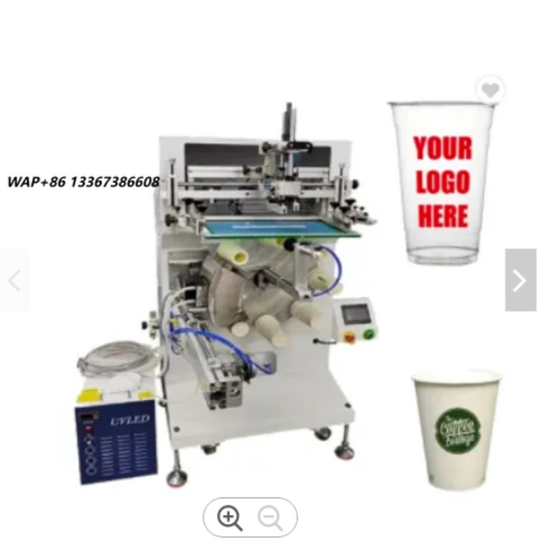 Coffee Tea Milk - Mesin Cetak Sablon Semi-Otomatis dengan 8