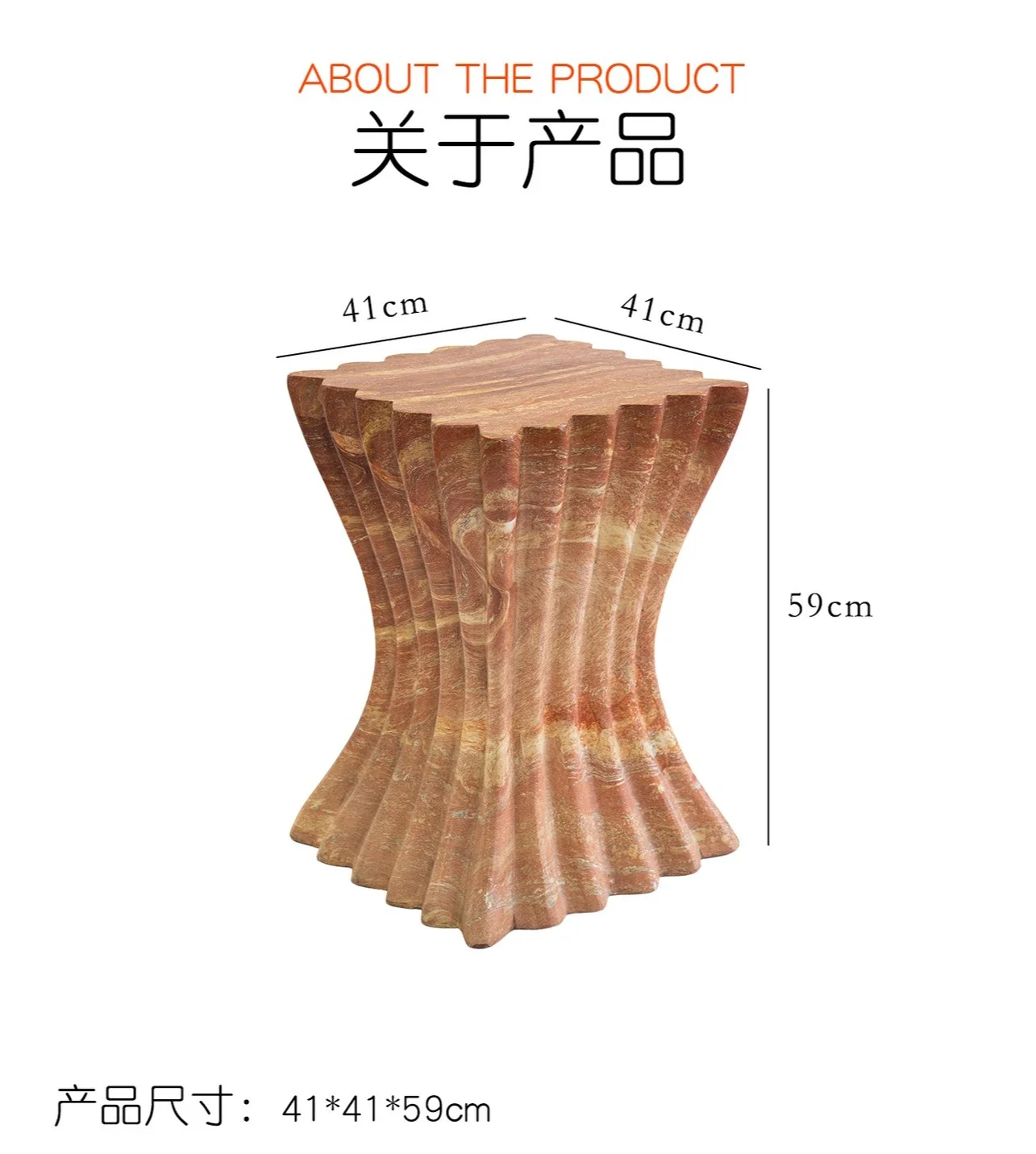 Coffee & Tea - Pastry Góc Xanh - Meja Kopi Bergaya b11-7.2 Imitasi Travertine