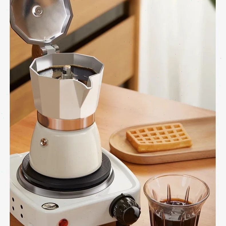 Moka Pot Stove - Set Pembuat Kopi Moka Pot Berbentuk