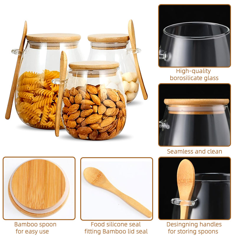 34oz gelas tertutup dengan sen - Coffee Tea Sugar Canister Set ulasan dan harga