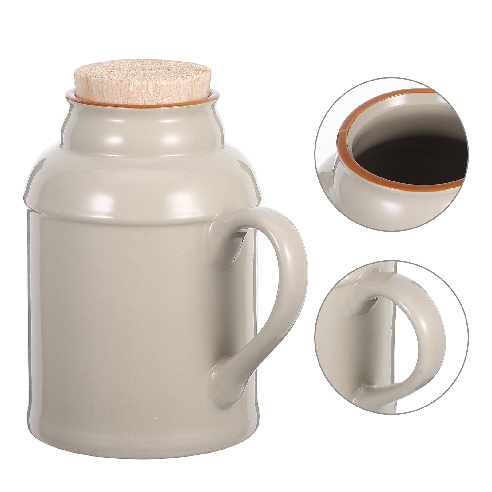 Teko Air Keramik Vintage Dekor - Tea And Coffee Kettle ulasan dan harga