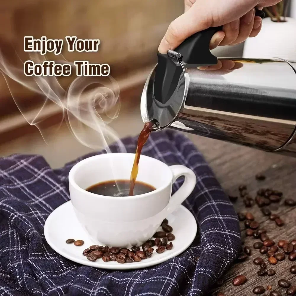 Pembuat Kopi Moka Pot 50Ml-600 - Moka Pot Stove ulasan dan harga
