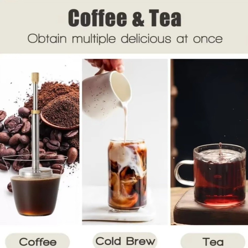 Alat Penyaring Teh dan Kopi de - Coffee Tea Press ulasan dan harga