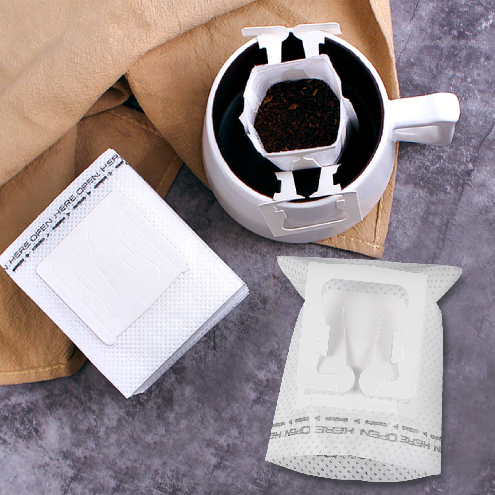50Pcs / Paket Kantong Filter K - Coffee & Tea - Pastry Góc Xanh ulasan dan harga