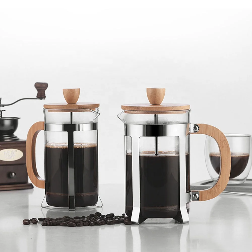 350/600ml Panci Tekan Stainles - Coffee Tea Press ulasan dan harga