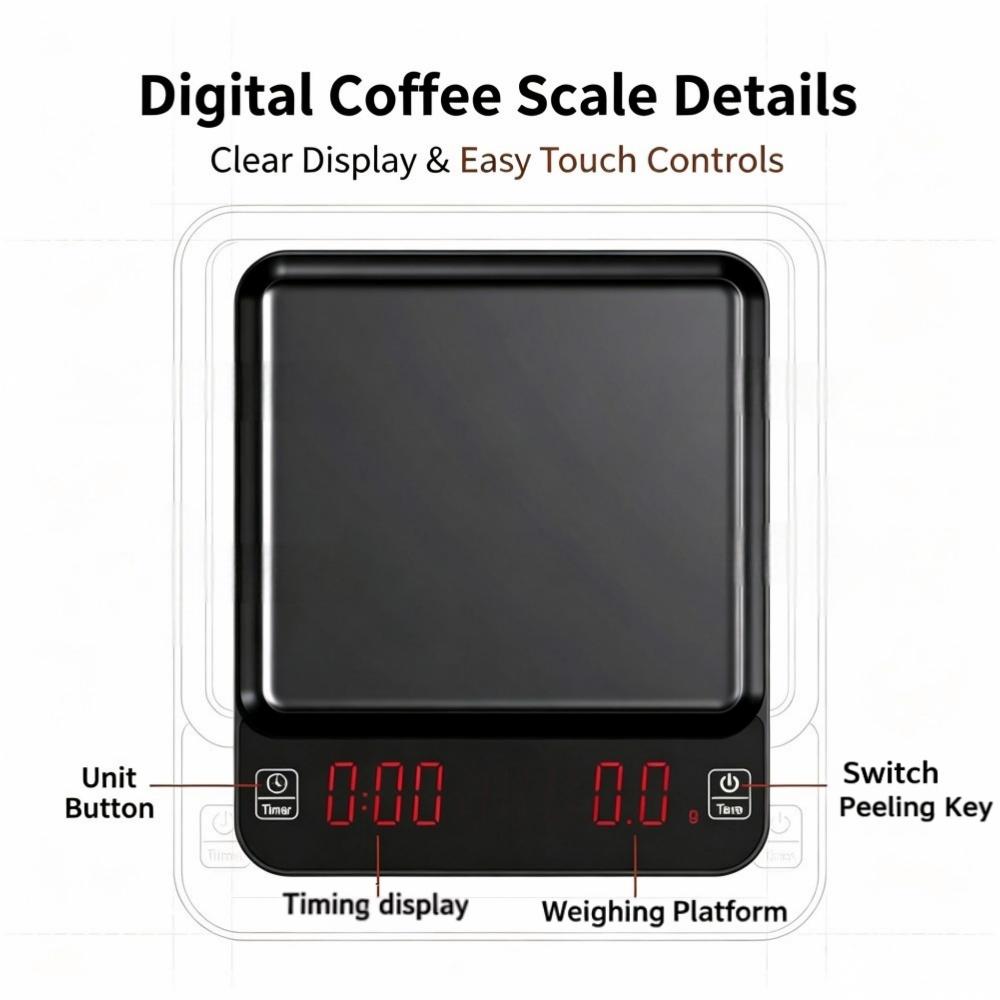 Timbangan Kopi Digital Presisi - Coffee & Tea - Pastry Góc Xanh ulasan dan harga