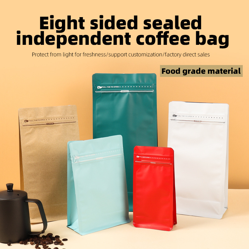 Kantong Aluminium Foil Berdiri - Coffee Tea Beans ulasan dan harga
