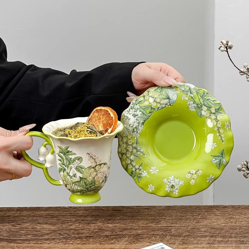 Set teh sore bermotif bunga li - Tea And Coffee Kettle ulasan dan harga
