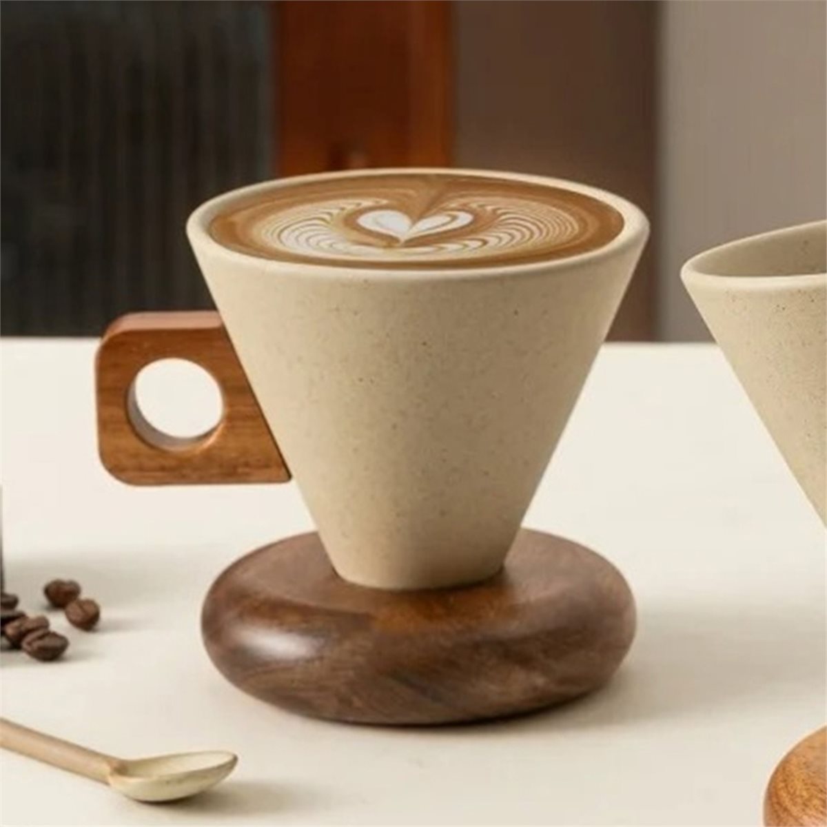 Set Cangkir Kopi Keramik & Sen - Coffee & Tea - Pastry Góc Xanh ulasan dan harga