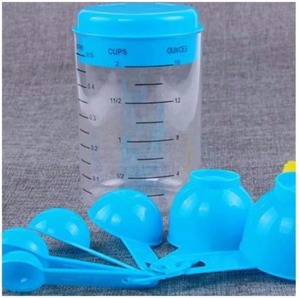 7 Buah/Set Gelas Ukur Plastik  - Tea Coffee Utensils ulasan dan harga