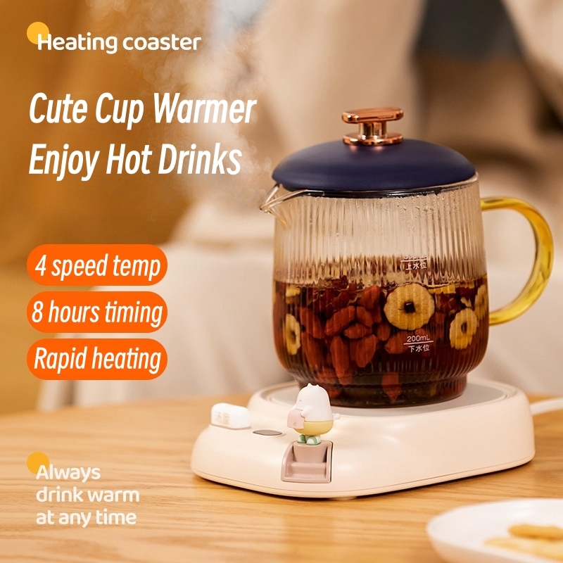 40W Cangkir Kopi Hangat Cangki - Coffee Tea Warmer ulasan dan harga