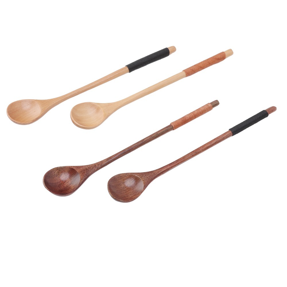 4Pcs Sendok Kopi dengan Badan  - Tea Coffee Utensils ulasan dan harga
