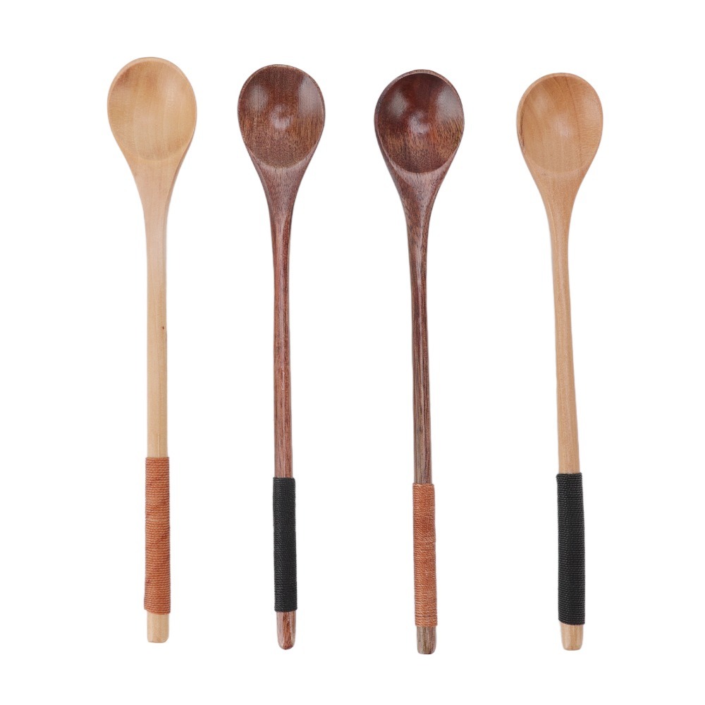 4Pcs Sendok Kopi dengan Badan  - Tea Coffee Utensils ulasan dan harga