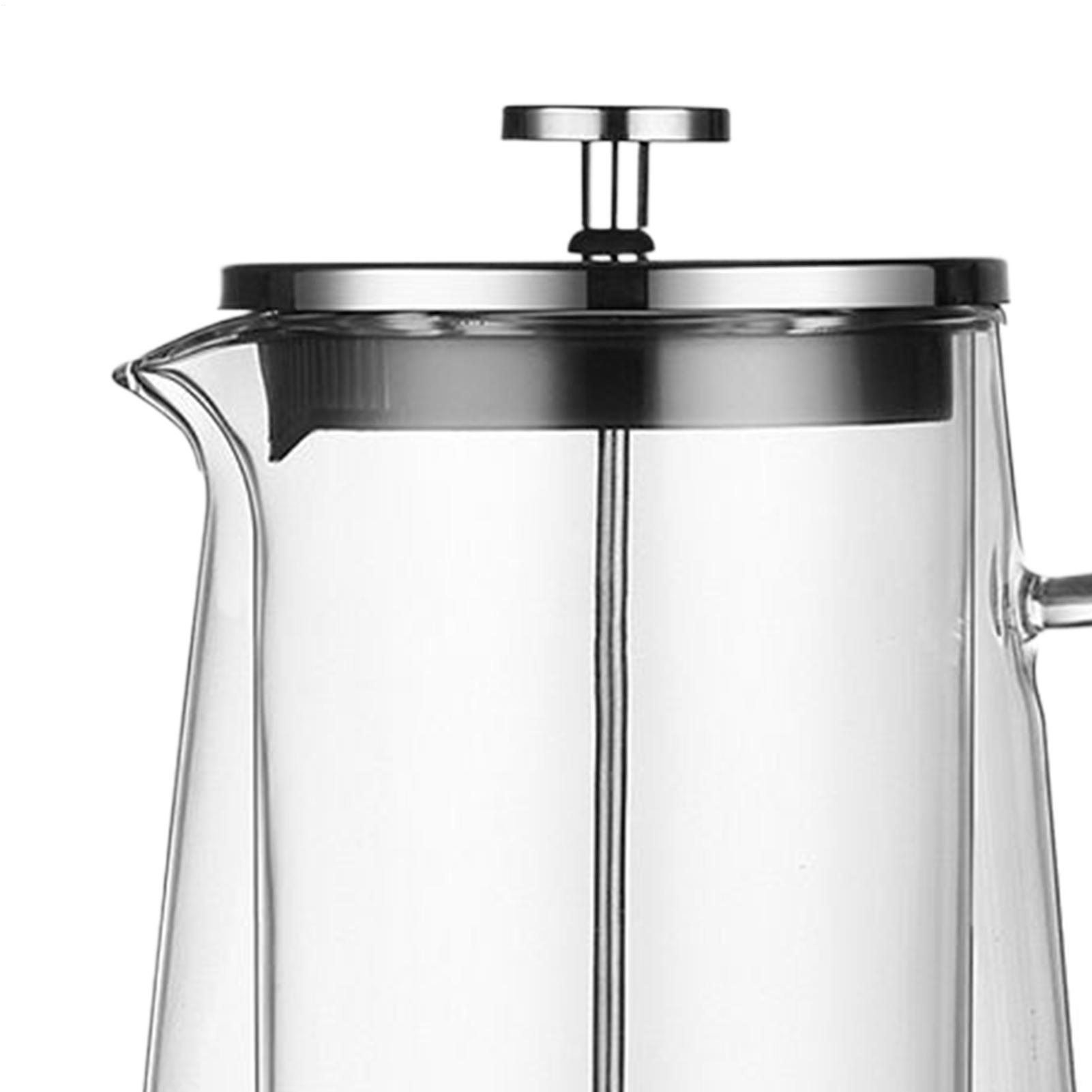 Teko Kopi Tekan Kaca Stainless - Coffee Tea Press ulasan dan harga