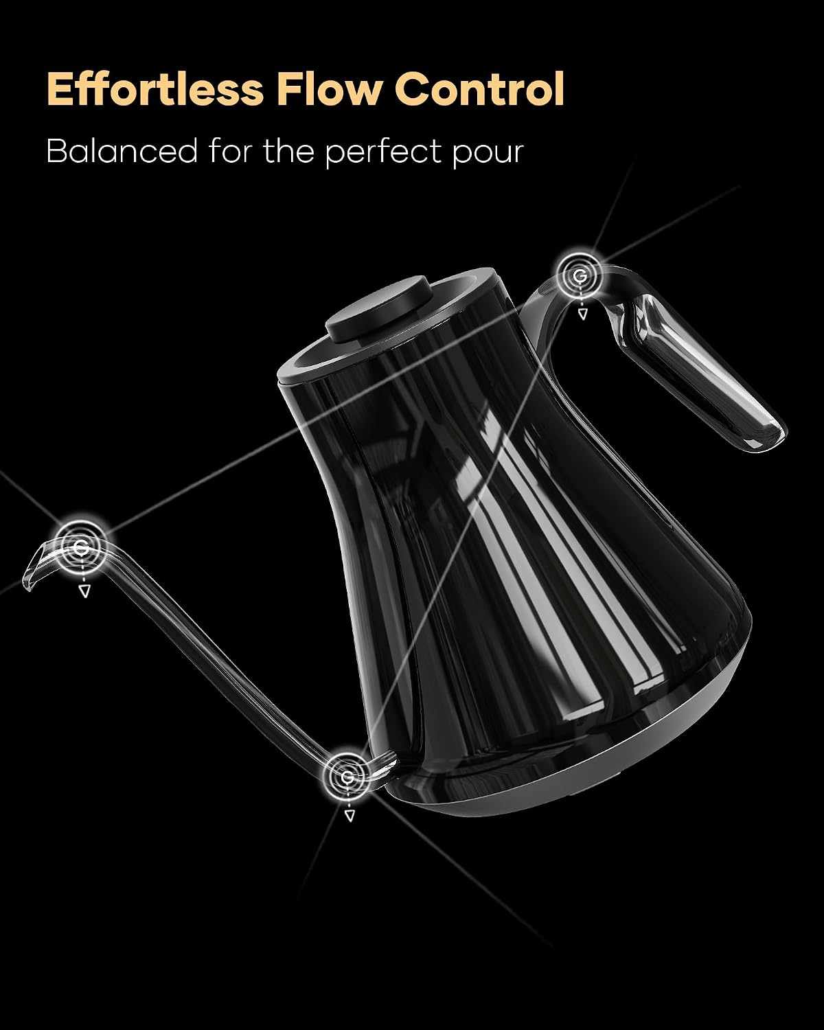 Ketel Listrik Gooseneck, ±1 °  - Tea And Coffee Kettle ulasan dan harga