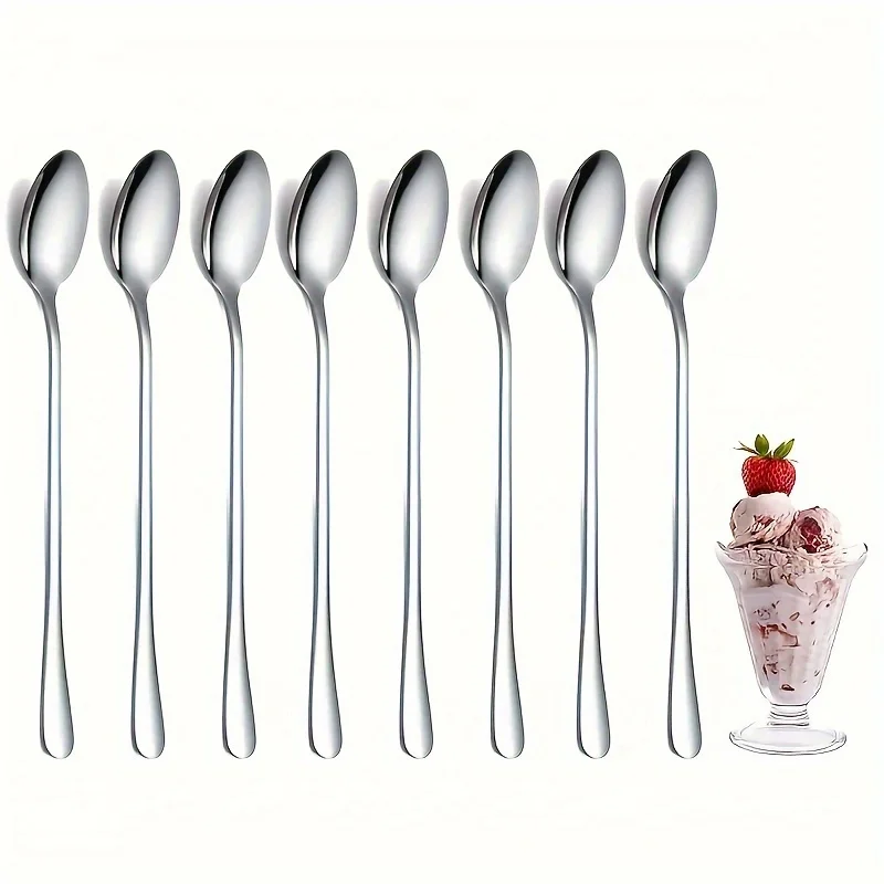Set Sendok Gagang Panjang Baja - Tea Coffee Utensils ulasan dan harga