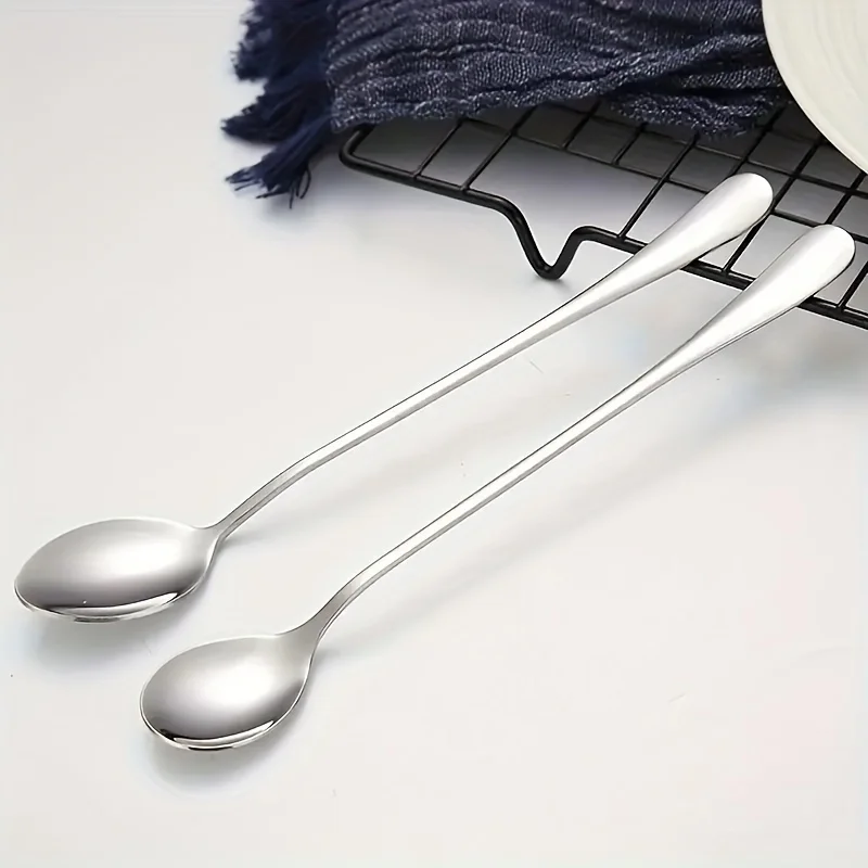 Set Sendok Gagang Panjang Baja - Tea Coffee Utensils ulasan dan harga