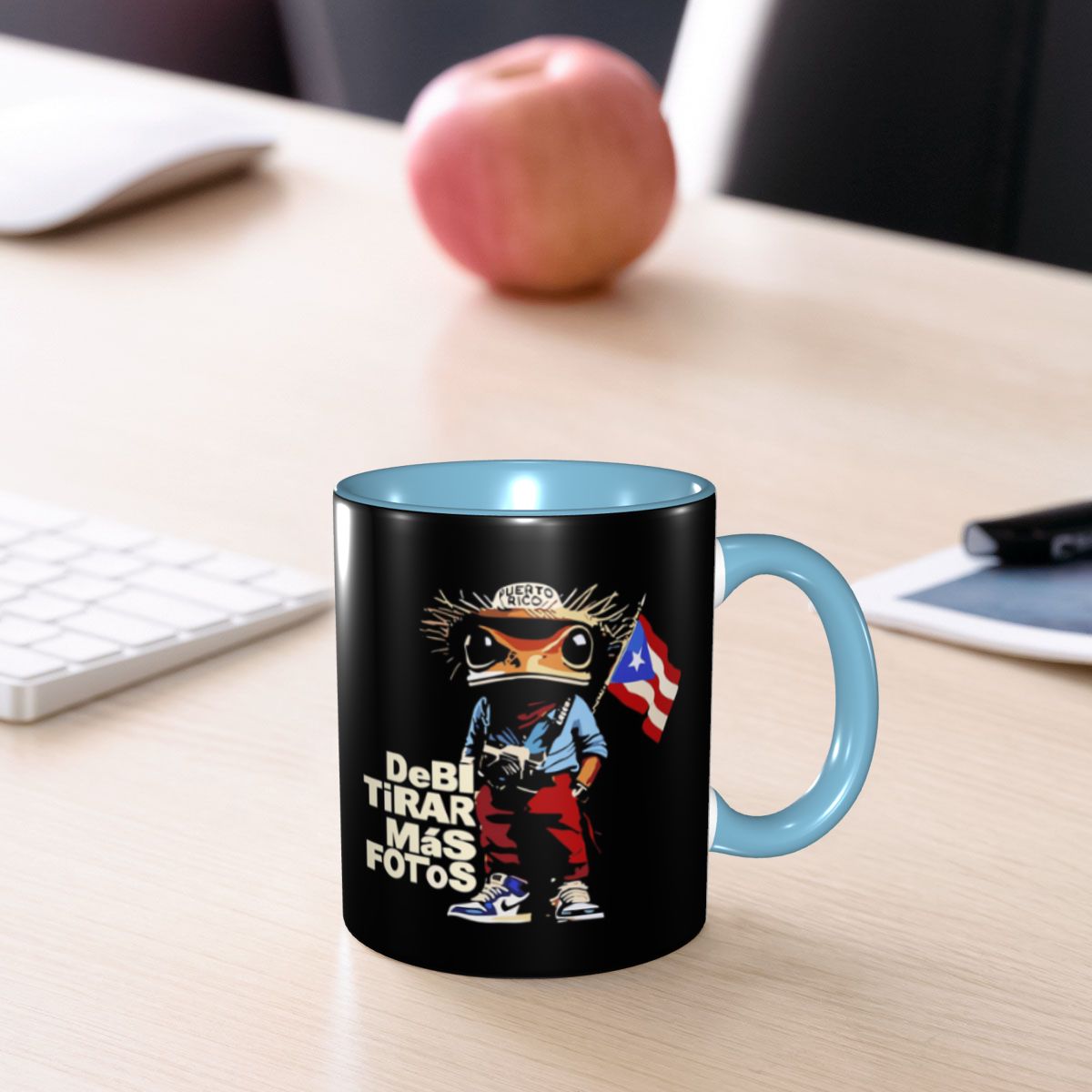 Mug Bad Bunny DTMF Debi Tirar  - Coffee Tea Cup Foto ulasan dan harga