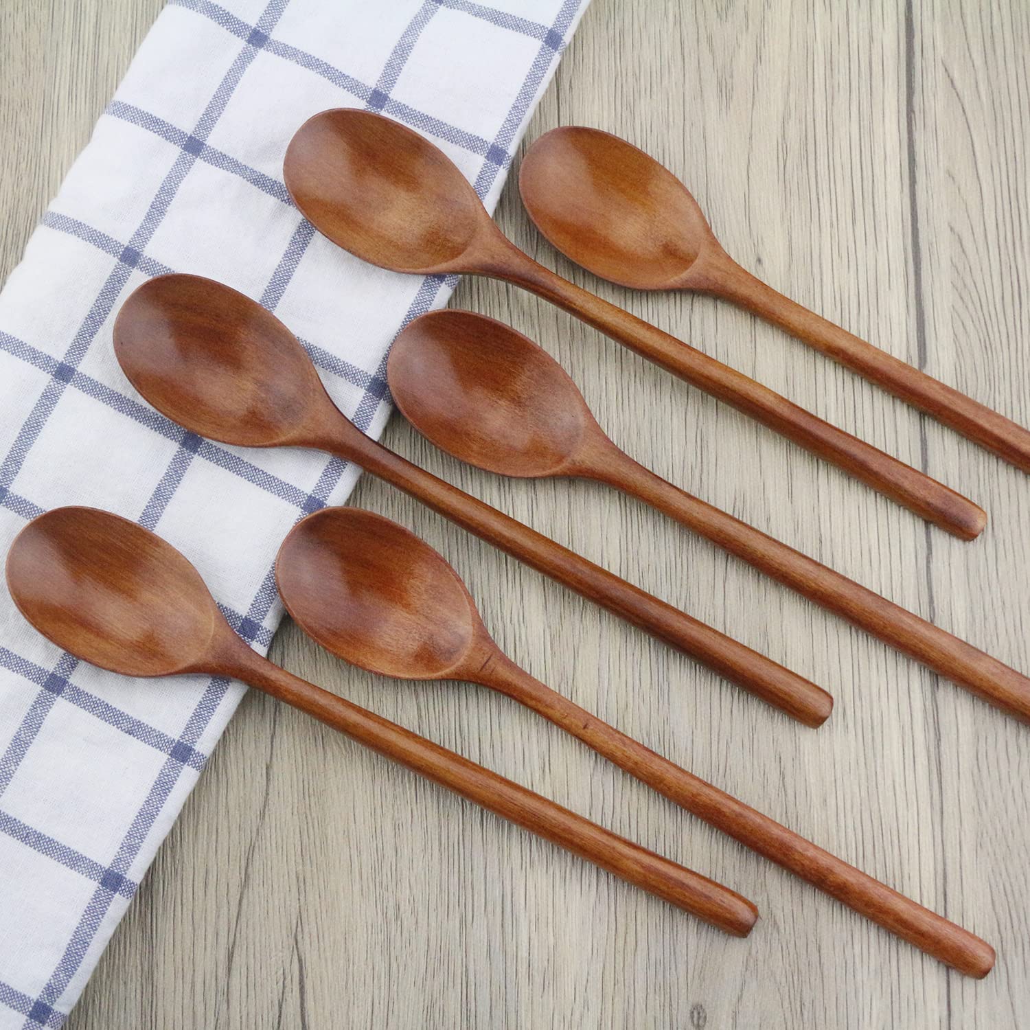 6 Buah Sendok Kayu Peralatan M - Tea Coffee Utensils ulasan dan harga