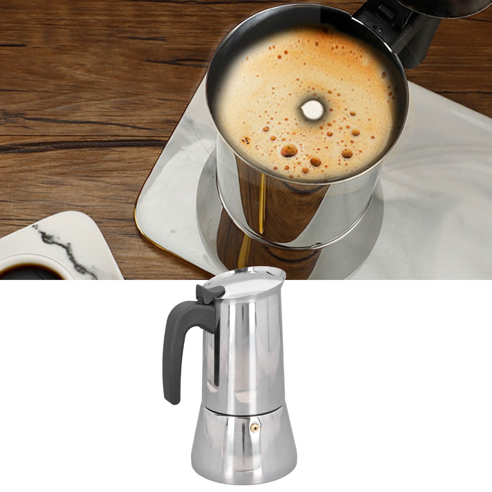 Panci Moka Stainless Steel Kap - Moka Pot Stove ulasan dan harga
