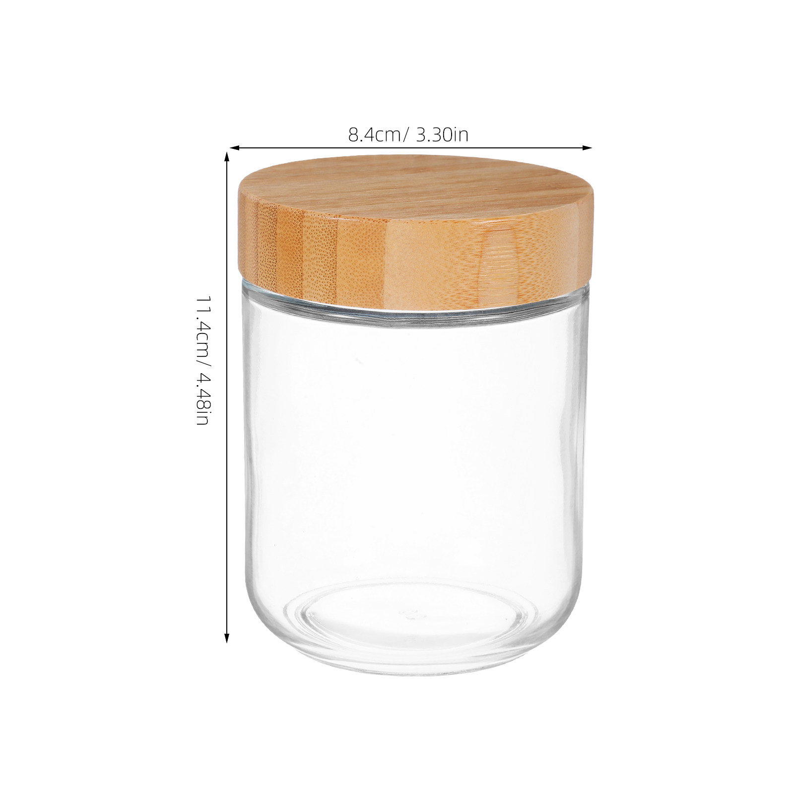 4Pcs Stoples Kaca Kokoh dengan - Coffee Tea Beans ulasan dan harga