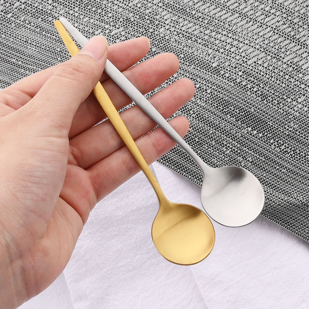 6Pcs Small Matte Spoon Tea Cof - Coffee Tea Sugar Canister Set ulasan dan harga