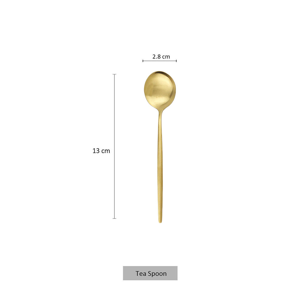 6Pcs Small Matte Spoon Tea Cof - Coffee Tea Sugar Canister Set ulasan dan harga