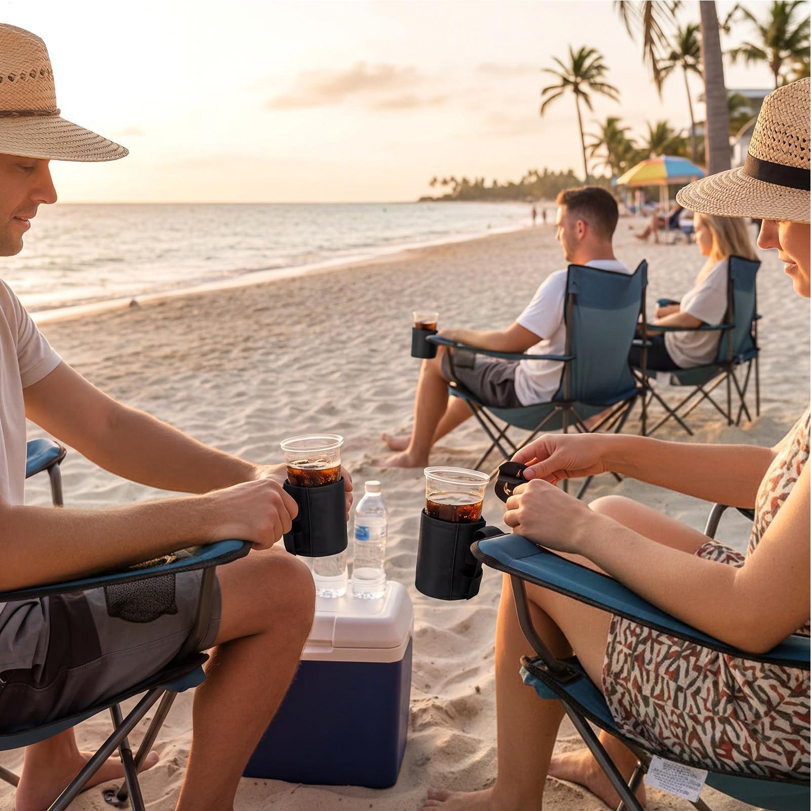 Tempat Gelas Kursi Pantai 600d - Coffee Tea Mugs ulasan dan harga