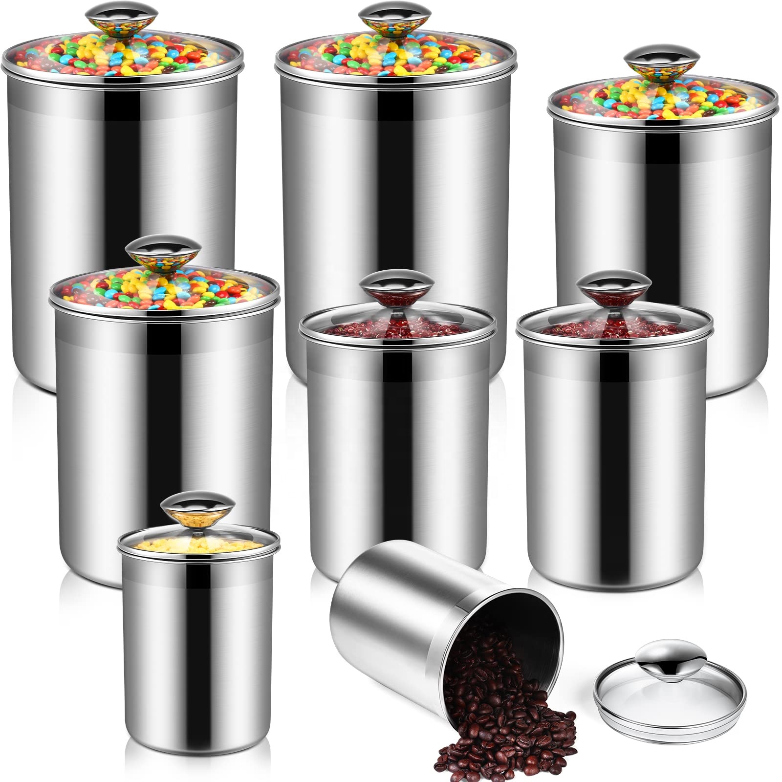 Set Wadah Penyimpanan Makanan  - Coffee Tea Sugar Canister Set ulasan dan harga