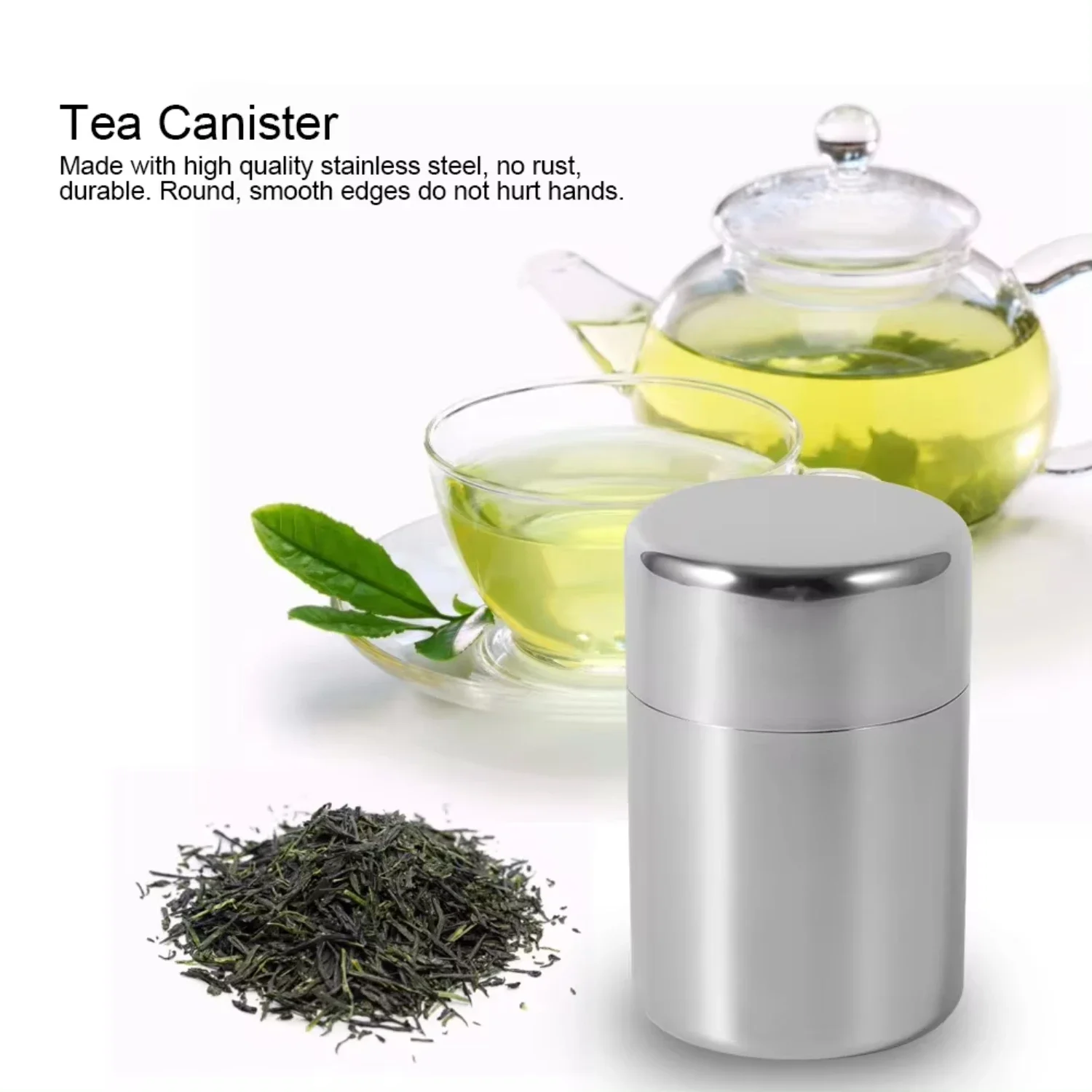 Wadah Kaleng Daun Teh Baja Tah - Coffee Tea Sugar Canister Set ulasan dan harga