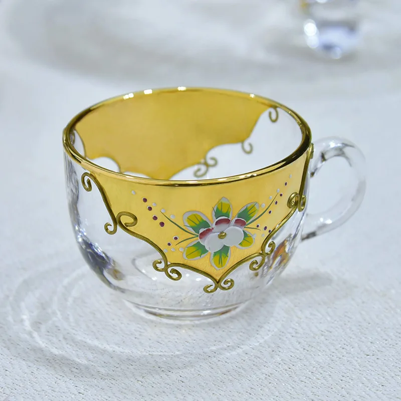 1 Buah Cangkir Kopi Bunga Enam - Tea Coffee Utensils ulasan dan harga