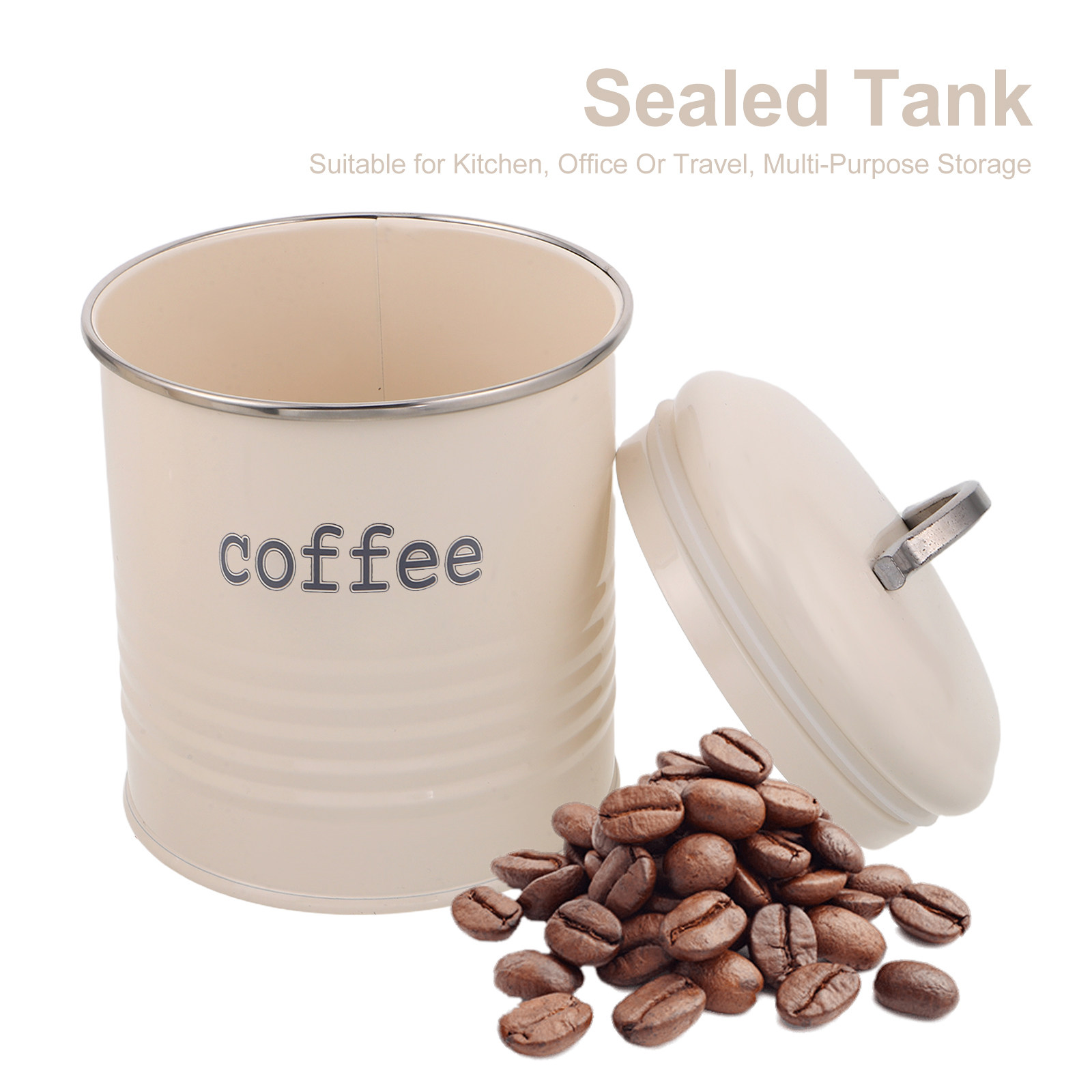 3Pcs Set Wadah Kopi Kedap Udar - Coffee Tea Beans ulasan dan harga