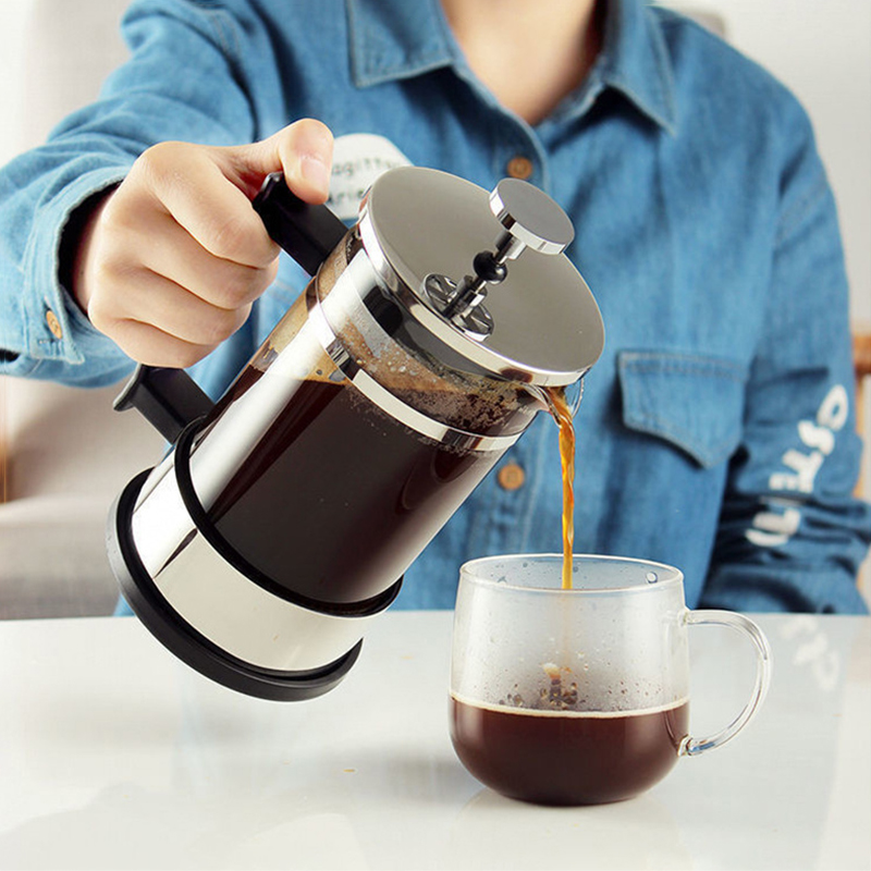 Panci Kopi French Press dengan - Coffee Tea Press ulasan dan harga