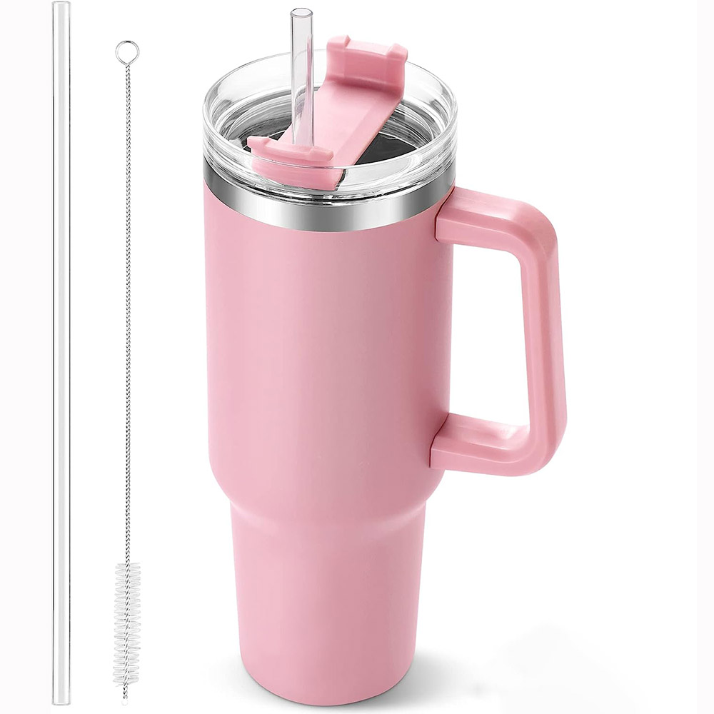 Tumbler 40oz dengan pegangan d - Coffee Tea Tumbler ulasan dan harga